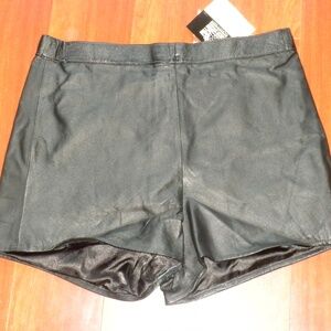 Sensual Genuine Leather Shorts
